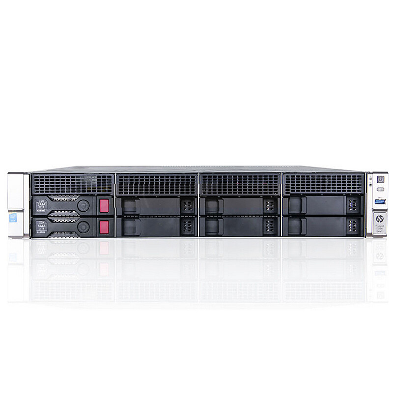 惠普(HP)服务器主机DL180 G9 833971-AA1 E5-2603V4 3.5盘 双颗E5-2603V4 CPU 500W电源 1*8G内存+1TB SATA硬盘